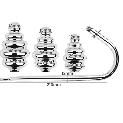 GreatBenefit Ribbed Set 8826 Screw-in Hook Anal 0108